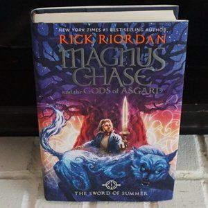 Magnus Chase and the Gods of Asgard Novel by Rick Riordan Hardcover Book